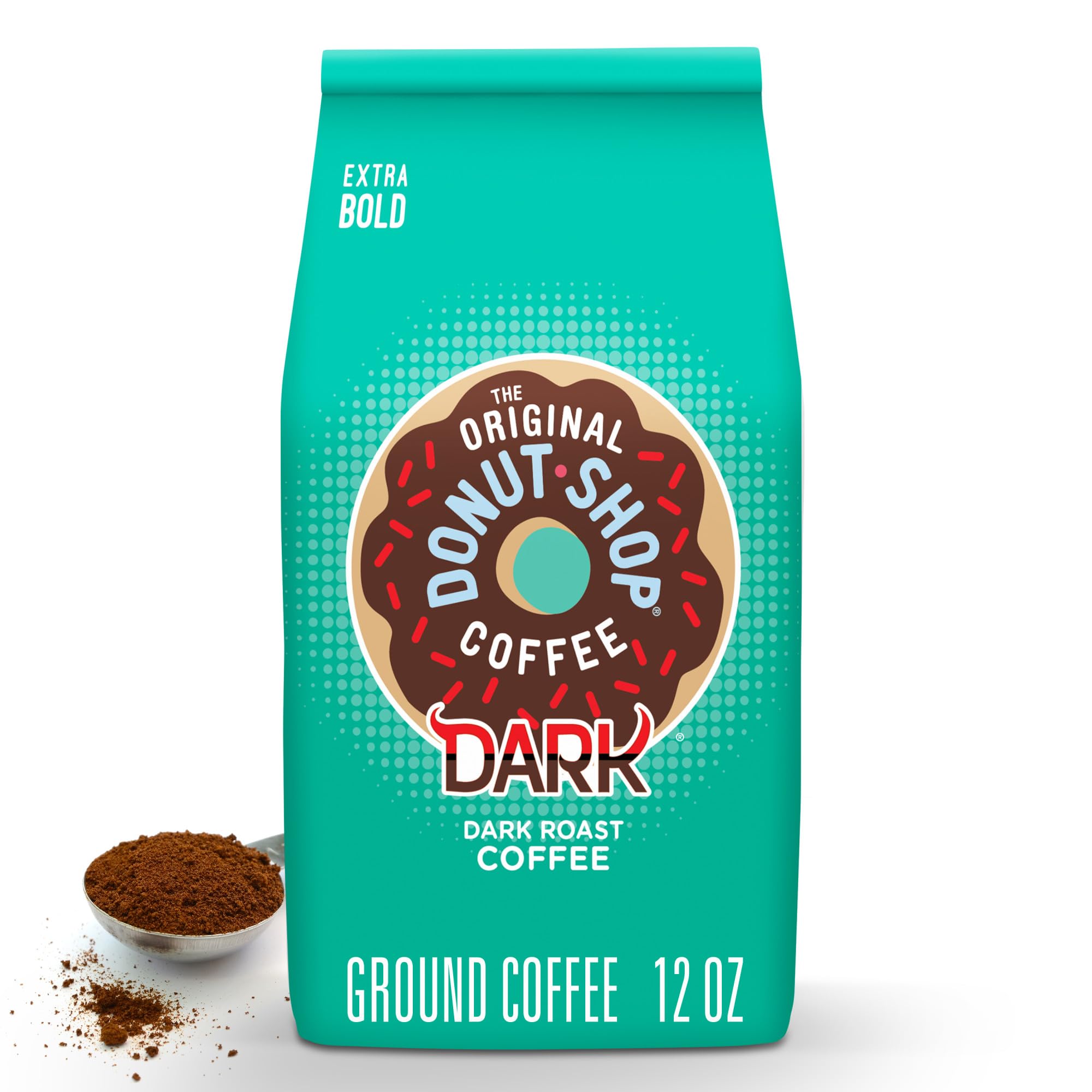The Original Donut Shop Dark Roast Ground Coffee for Coffee Lovers, Perfect for Daily Brew, 12 oz Bag
| The Original Do