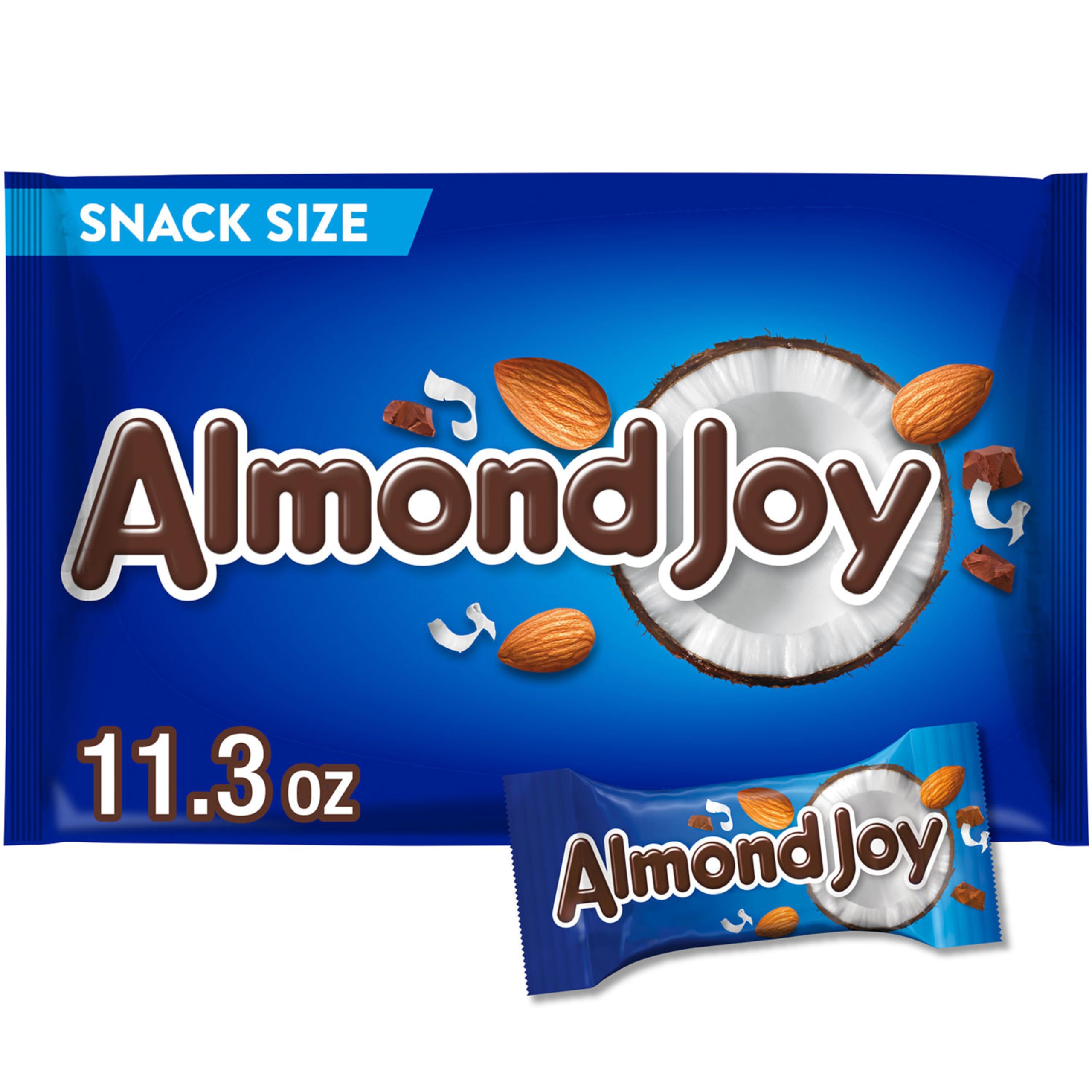 Almond Joy Coconut and Almond Chocolate Snack Size Candy for Snacking
| Almond Joy Coconut and Almond Chocolate Snack S